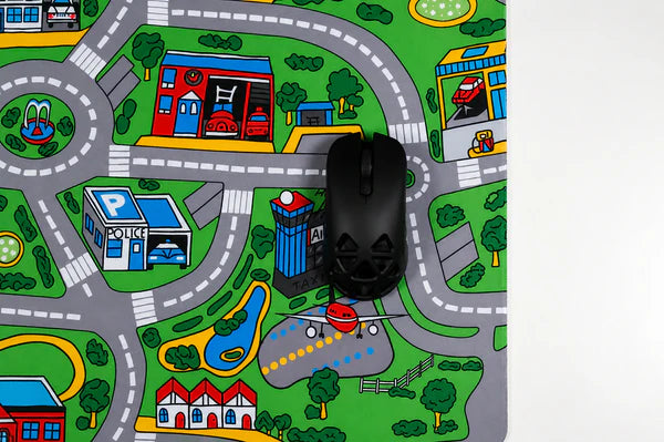 Classic Cartoon City Mat