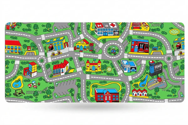 Classic Cartoon City Mat