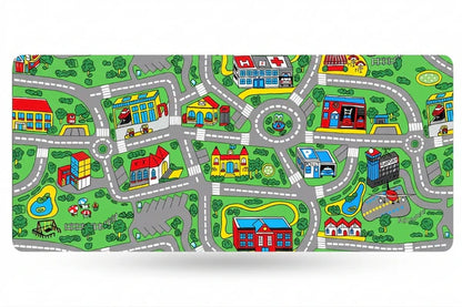 Classic Cartoon City Mat