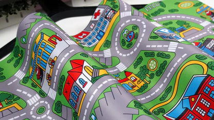 Classic Cartoon City Mat