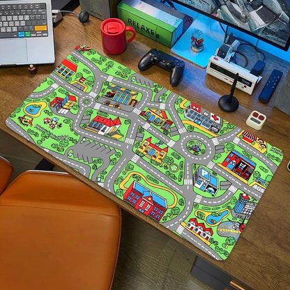 Classic Cartoon City Mat
